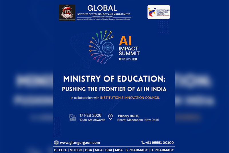 GITM Gurugram Participates in AI Impact Summit 2026 at Bharat Mandapam, New Delhi