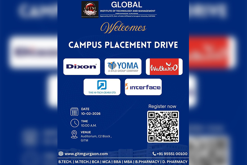 Global Institute of Technology and Management Conducts Successful On-Campus Placement Drive.